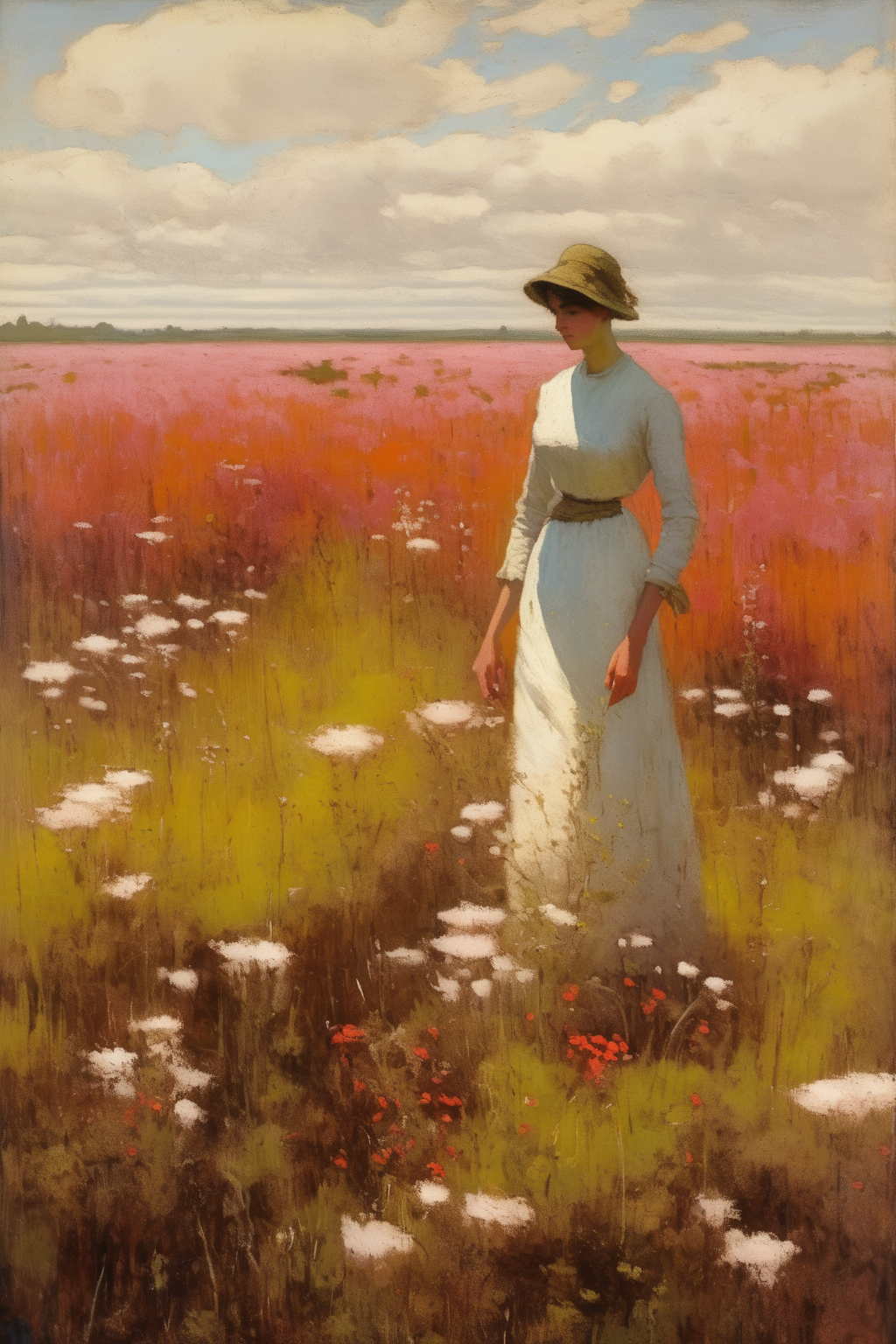 01012-2660622542-_lora_William Langson Lathrop Style_1_William Langson Lathrop Style - 101585.William Langson Lathrop.A woman walking through wil.png